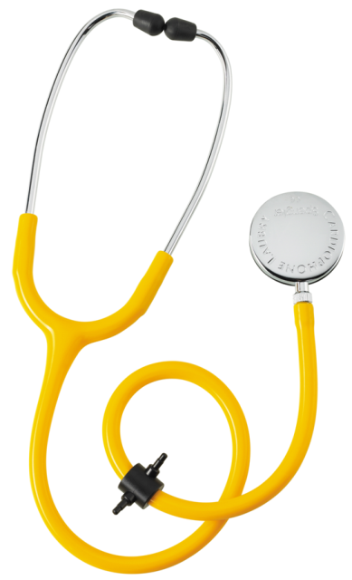 Stthoscope de Laubry Clinic jaune dcontaminable